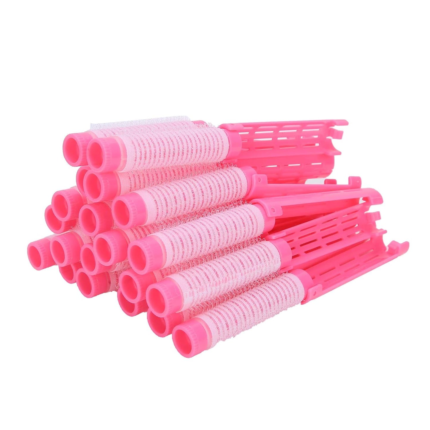 20pcs Hair Perm Rods, Hair Rollers Set, Salon Hair Dressing Curlers, Fluffy Perming Rod, Hair Roller Curler, Household Salon Hairdressing Tool Kit (Pink)