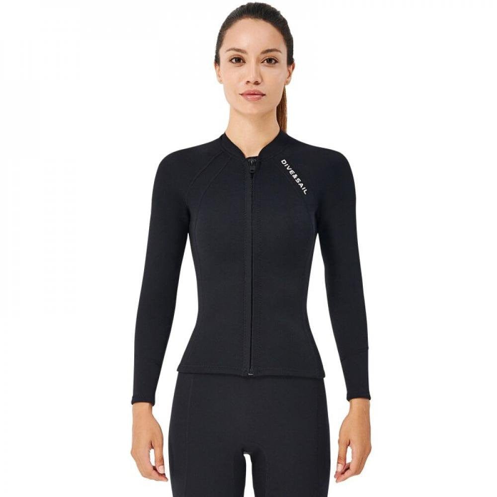 2Mm Wetsuit Jacket Professional Men and Women Thickened Warmth Deep Diving Snorkeling Surfing Suit Swimsuit Wetsuit Top