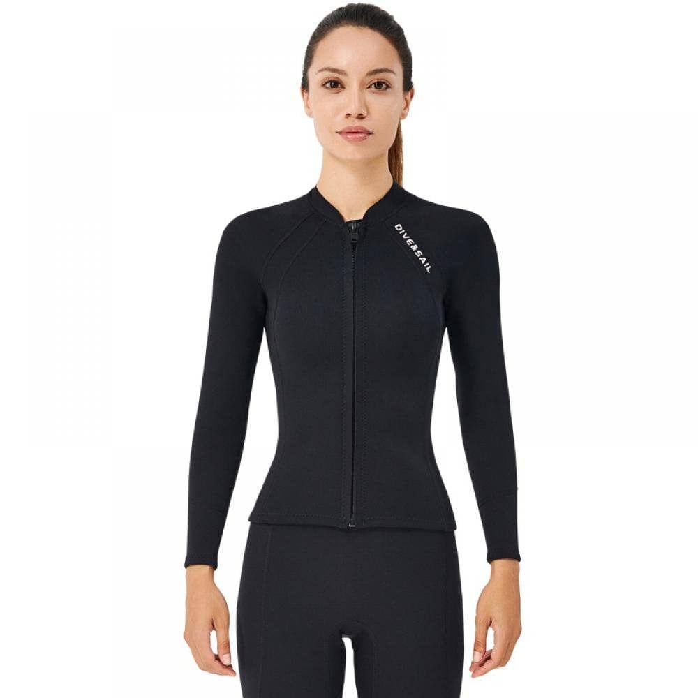 2Mm Wetsuit Jacket Professional Men and Women Thickened Warmth Deep Diving Snorkeling Surfing Suit Swimsuit Wetsuit Top