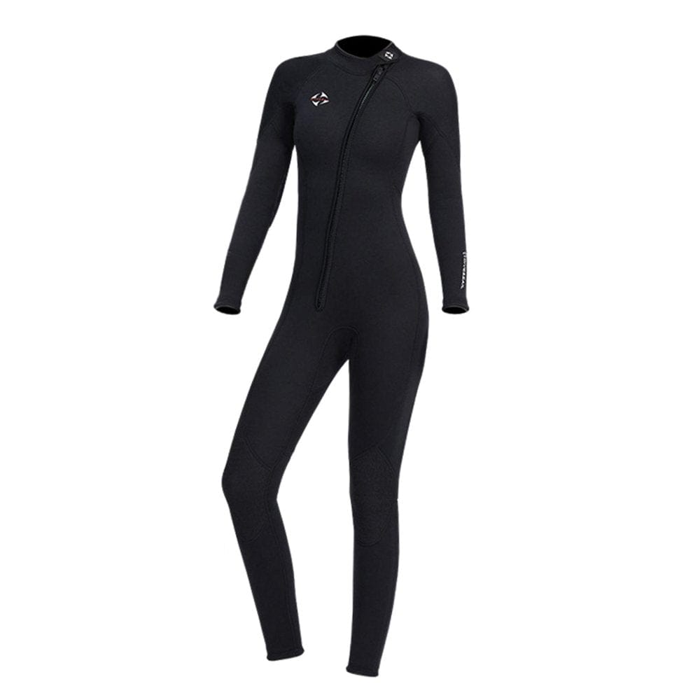 3Mm Neoprene Wetsuit Full Body Diving Suit Front Zipper Wetsuit for Diving Snorkeling Surfing Swimming - Men XXL
