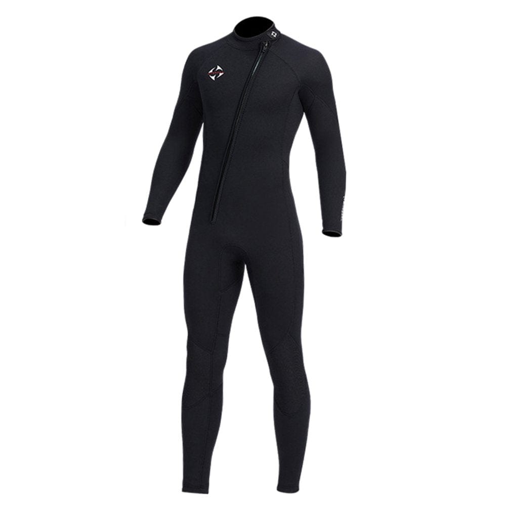 3Mm Neoprene Wetsuit Full Body Diving Suit Front Zipper Wetsuit for Diving Snorkeling Surfing Swimming - Men XXL