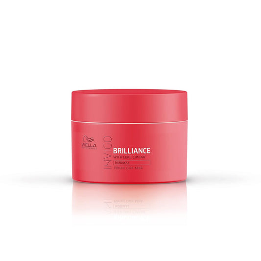 Wella Professionals Invigo Brilliance Hair Mask for Fine/Normal Colored Hair, Conditioning Treatment, Color Vibrancy Mask