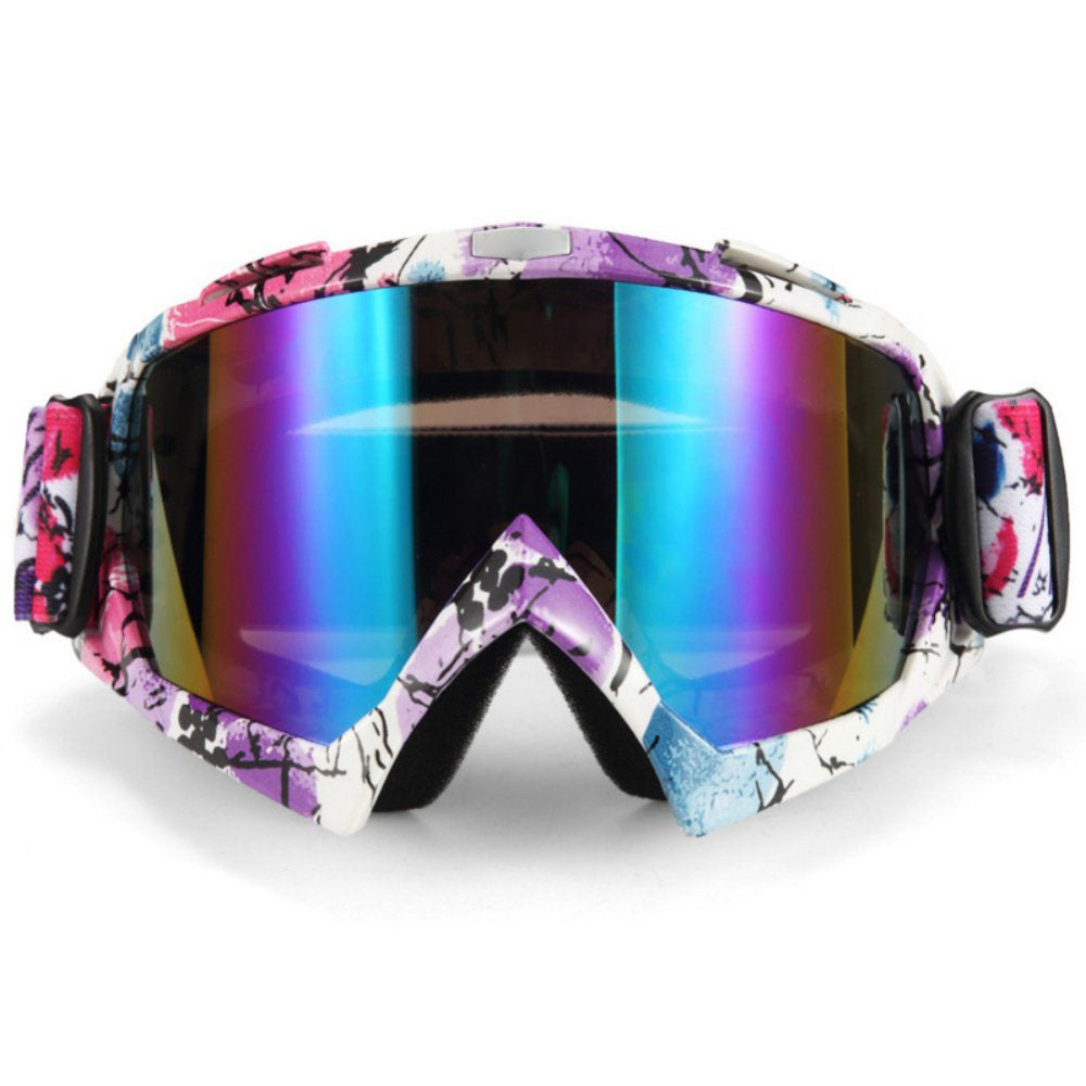 Adult Motorcycle Motocross Goggles Windproof anti UV OTG ATV Dirt Bike MX Offroad Racing Glasses for Women Men