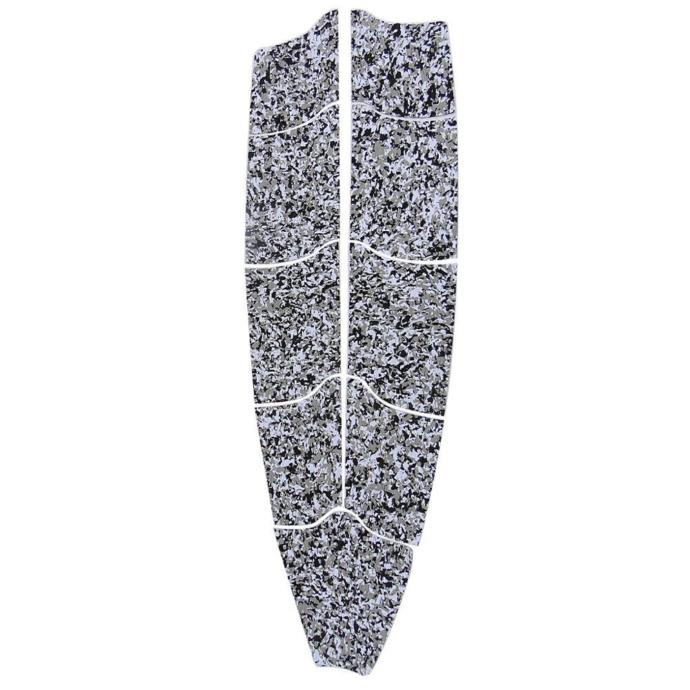 9 Pcs Surfboard Full Deck Grip Traction Pad Tailpad Surfing Accessories Black