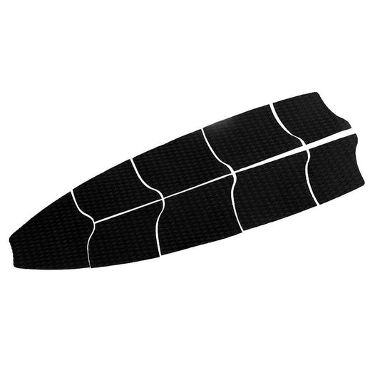 9 Pcs Surfboard Full Deck Grip Traction Pad Tailpad Surfing Accessories Black