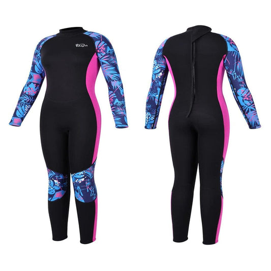 Wetsuit for Women,3Mm Neoprene Wet Suit Long Sleeve Keep Warm in Cold Water Camo Scuba Diving Suits for Surfing Swimming Snorkeling